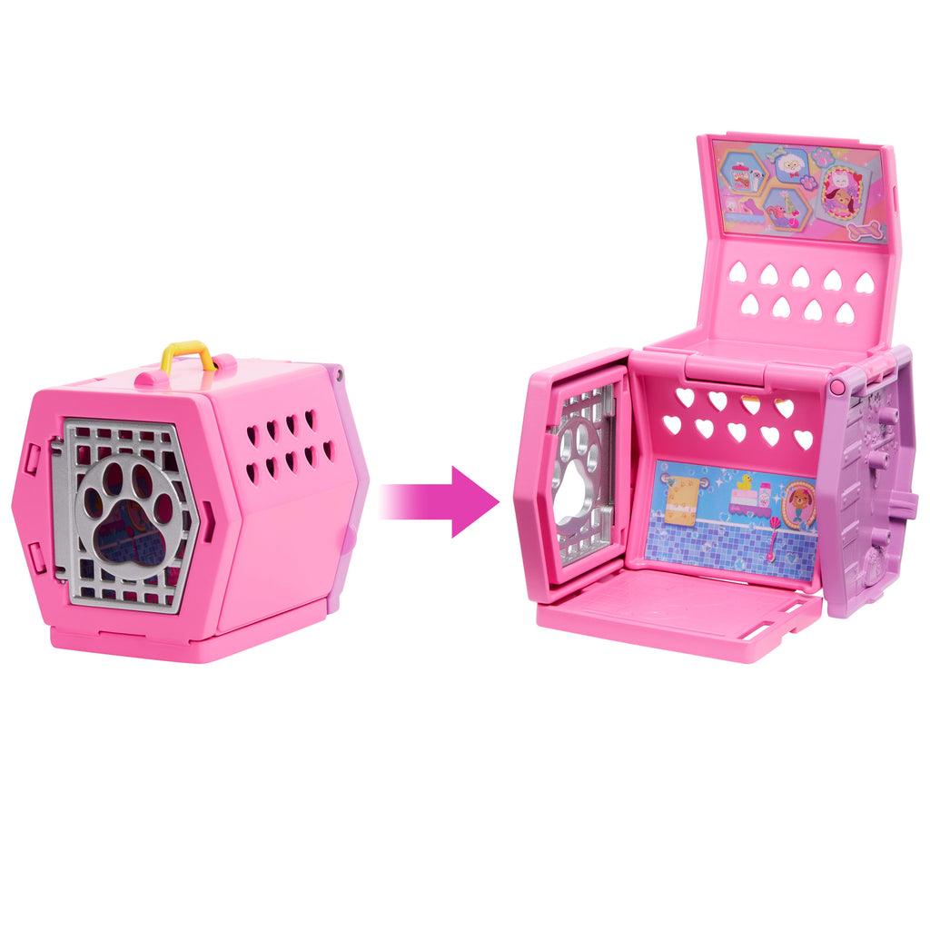 BARBIE Chelsea® Köpekçiğin Taşıma Çantası oyun seti, küçük bebek, taşıma çantası ve köpek aksesuarları