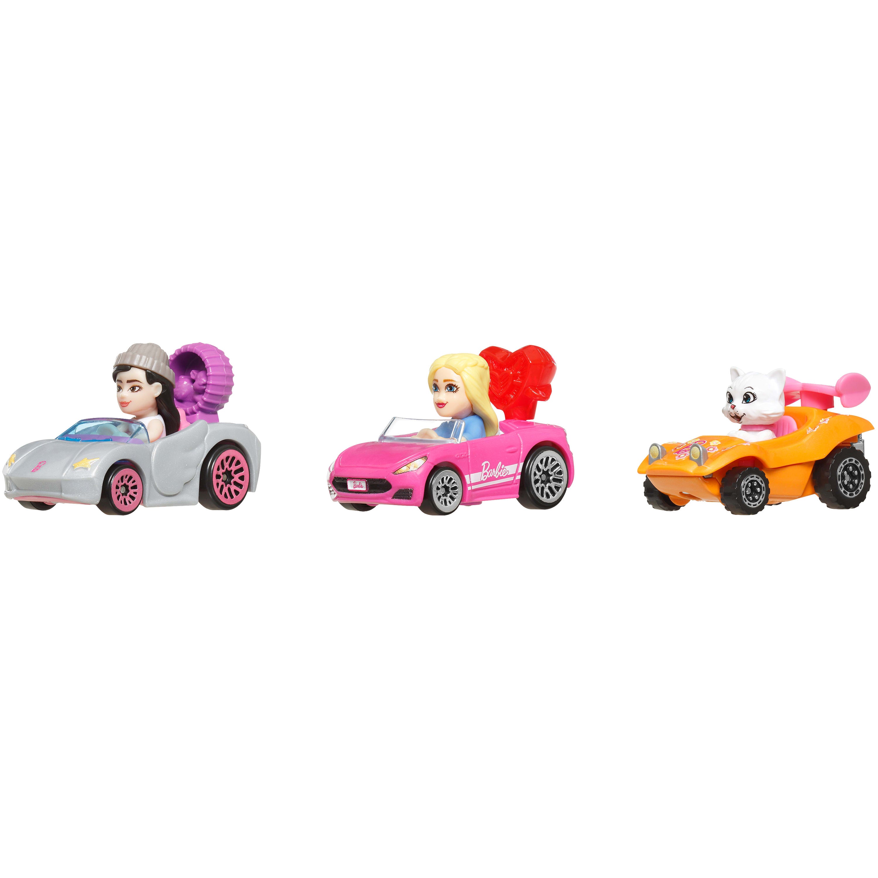 Hot Wheels RacerVerse Barbie Yarışçıları 3'lü Paket