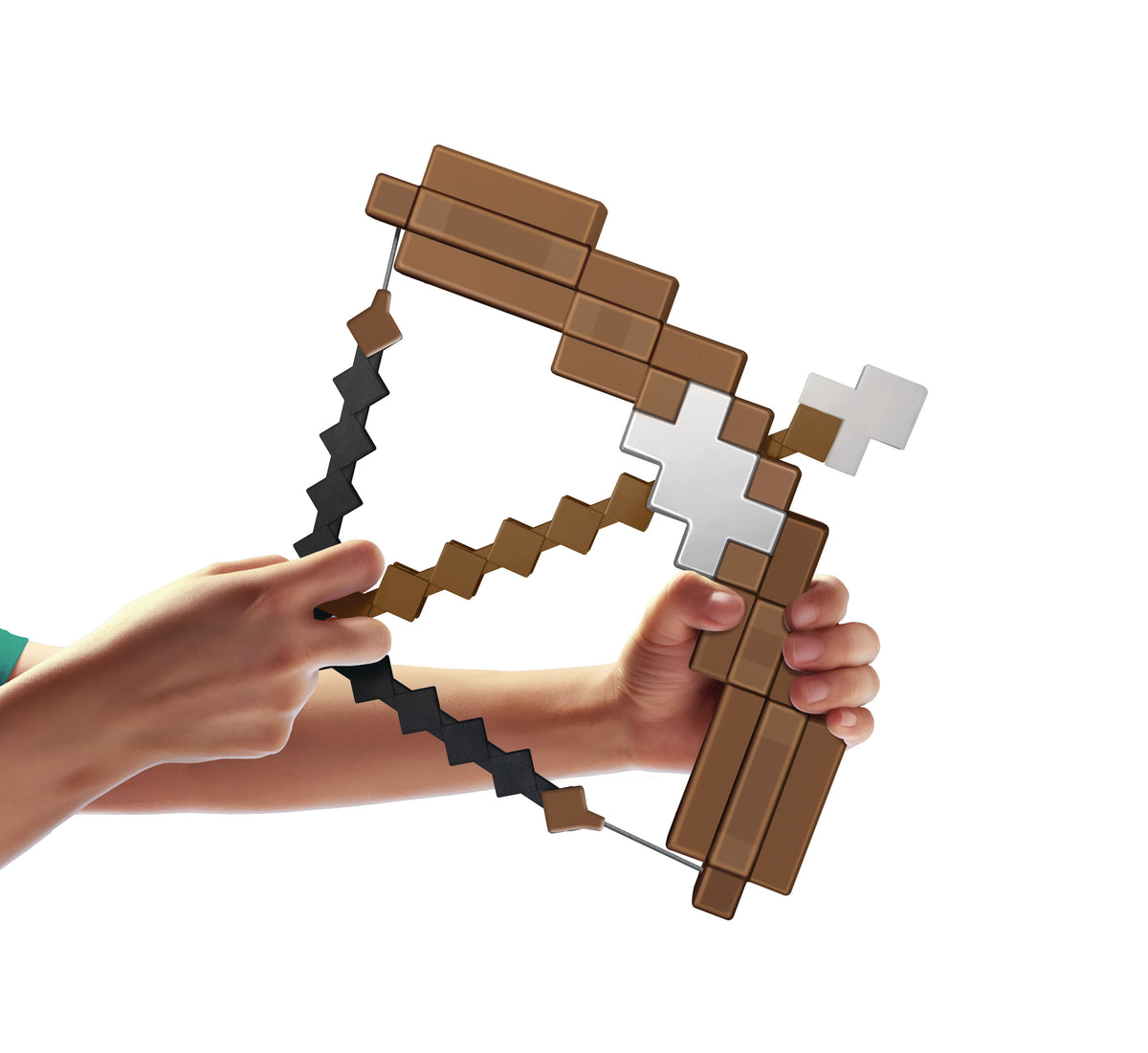 Canlandırma oyunlarına ilham veren ve sesler çıkaran Minecraft Muhteşem Yay ve Ok oyuncağı