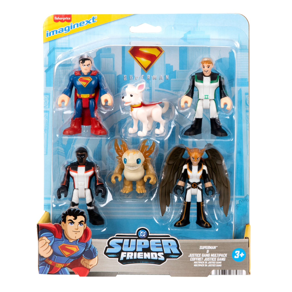 Imaginext DC Super Friends Superman ve Justice Gang Figür Seti