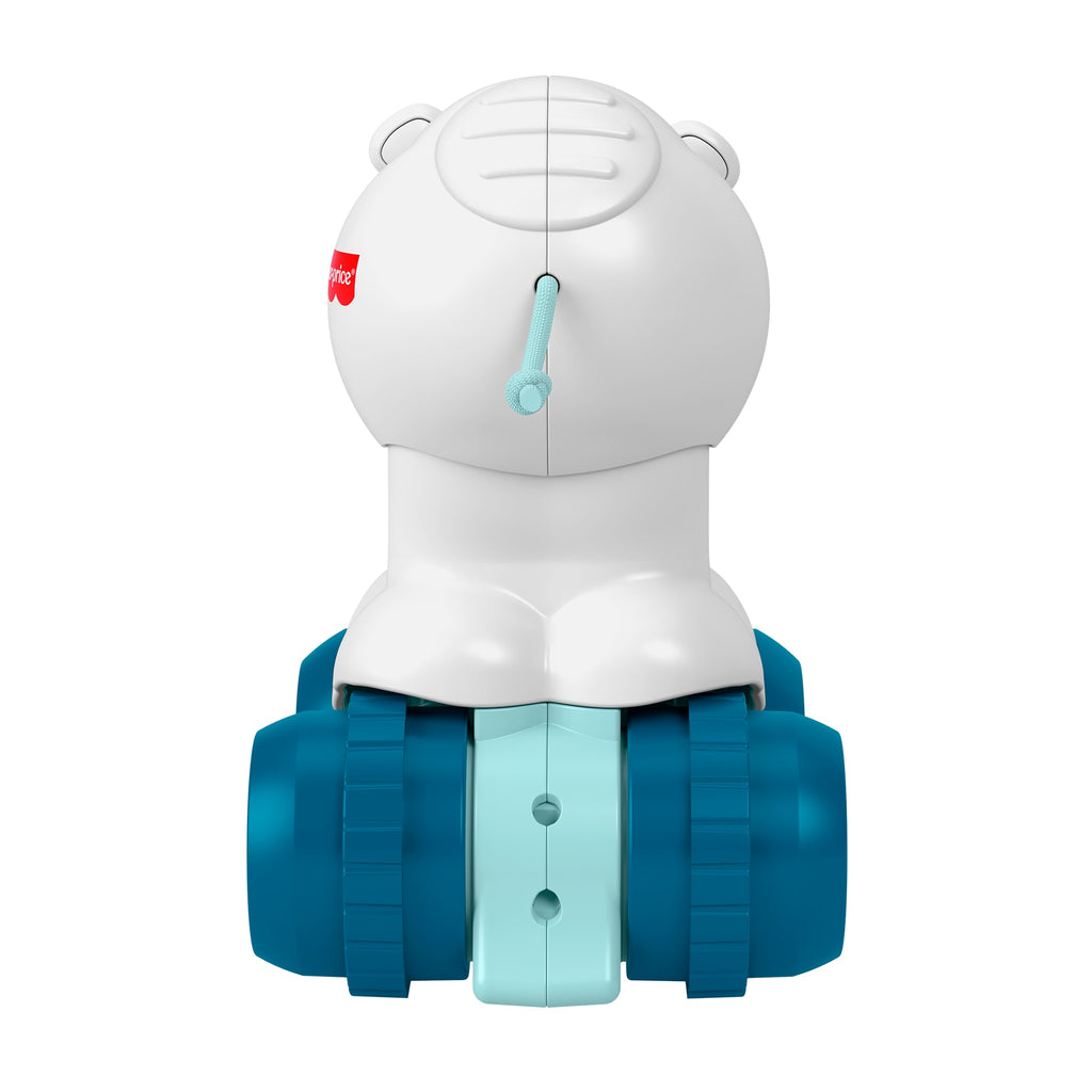 Fisher-Price emeklemeye yardımcı kutup ayısı, duyusal gelişimi destekleyen ayrıntılar içeren emeklemeye yönelik bebek aktivite oyuncağı