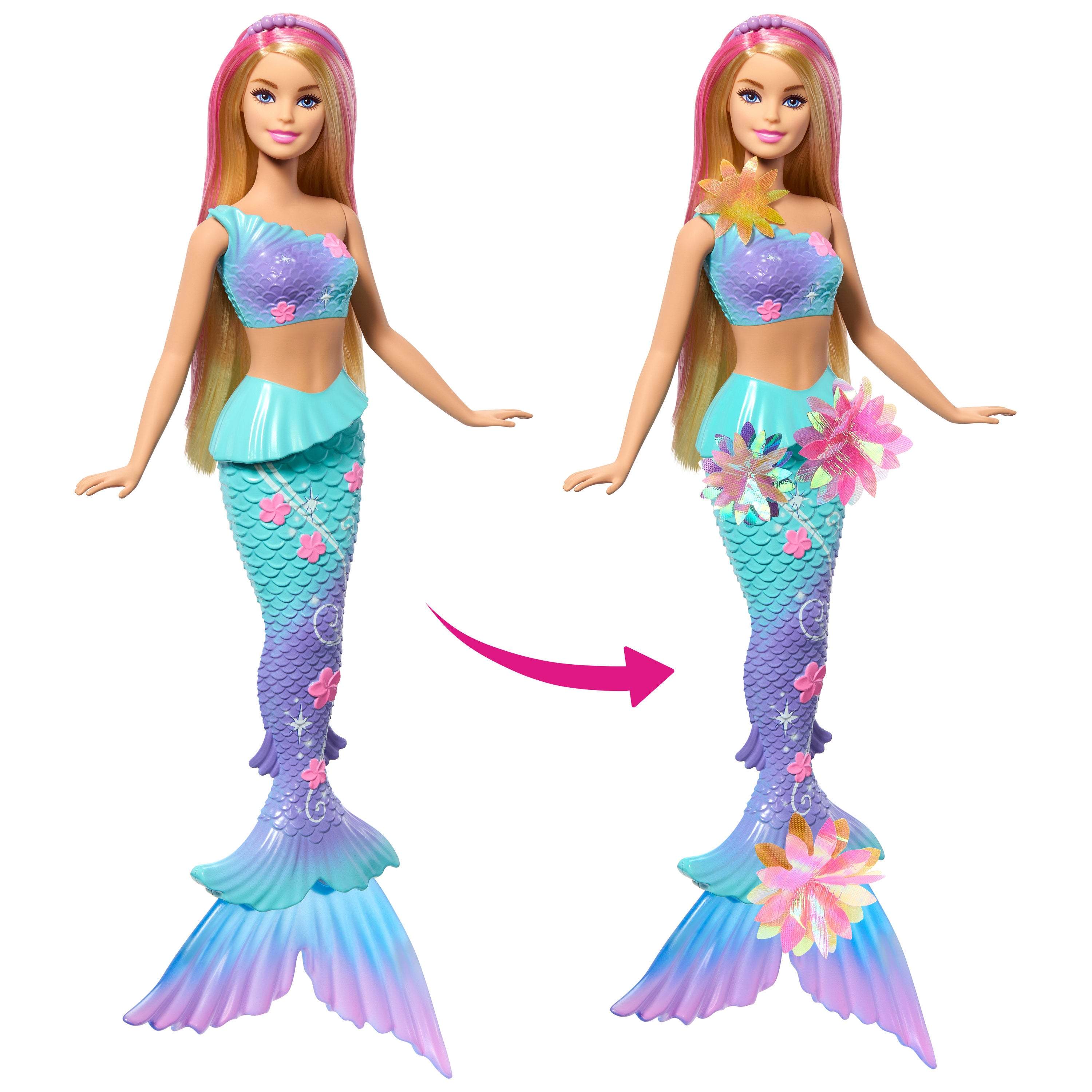 Barbie Dreamtopia Çiçek Sihri Deniz Kızı Bebeği