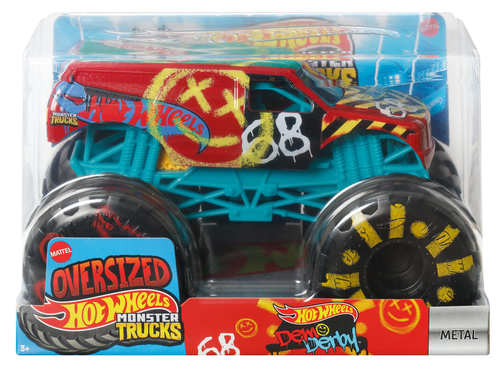 Hot Wheels Monster Trucks Demo Derby Büyük Boy Araç 1:24