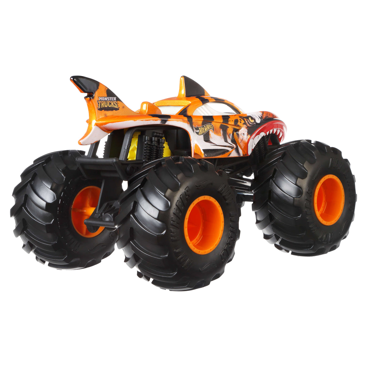 Hot Wheels Monster Trucks Tiger Shark Büyük Boy Araç 1:24