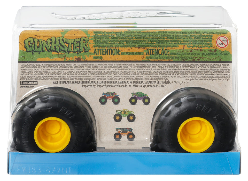 Hot Wheels Monster Trucks Gunkster Büyük Boy Araç 1:24