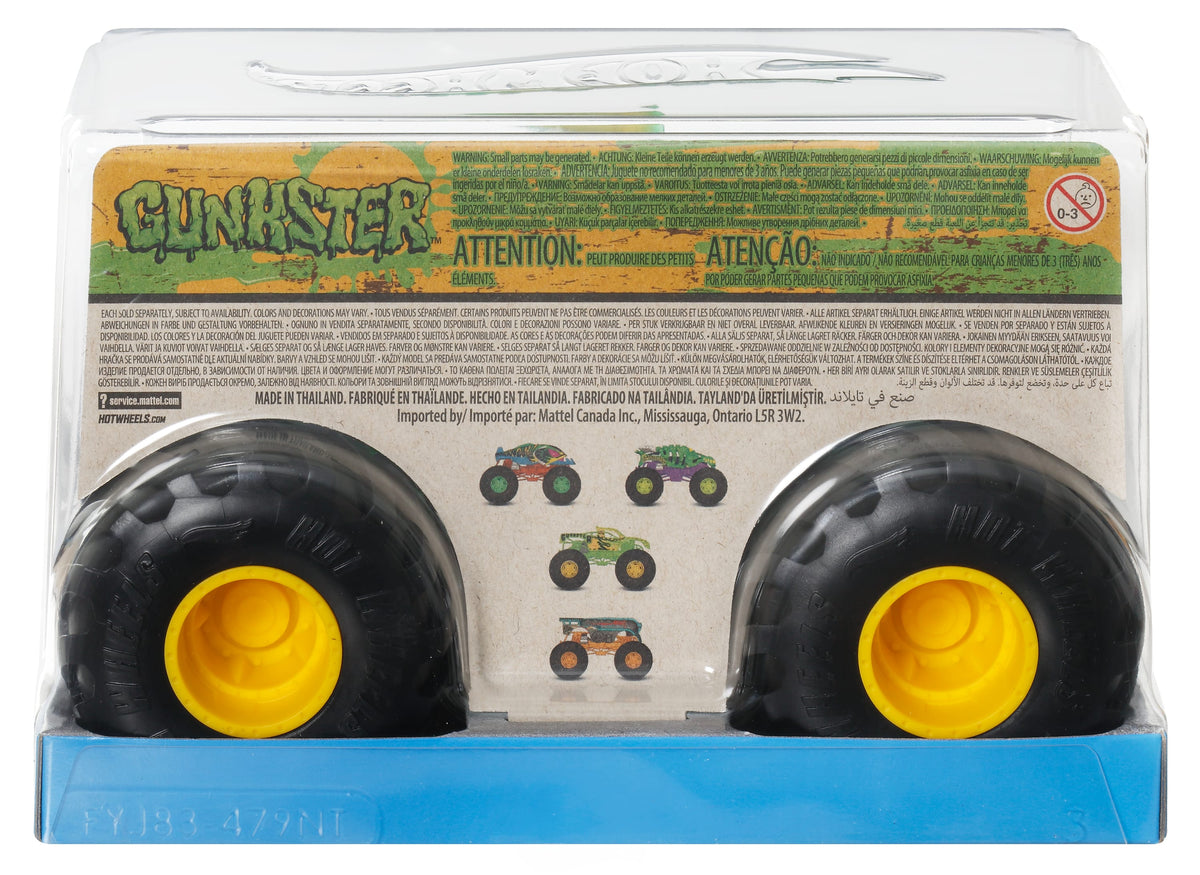 Hot Wheels Monster Trucks Gunkster Büyük Boy Araç 1:24
