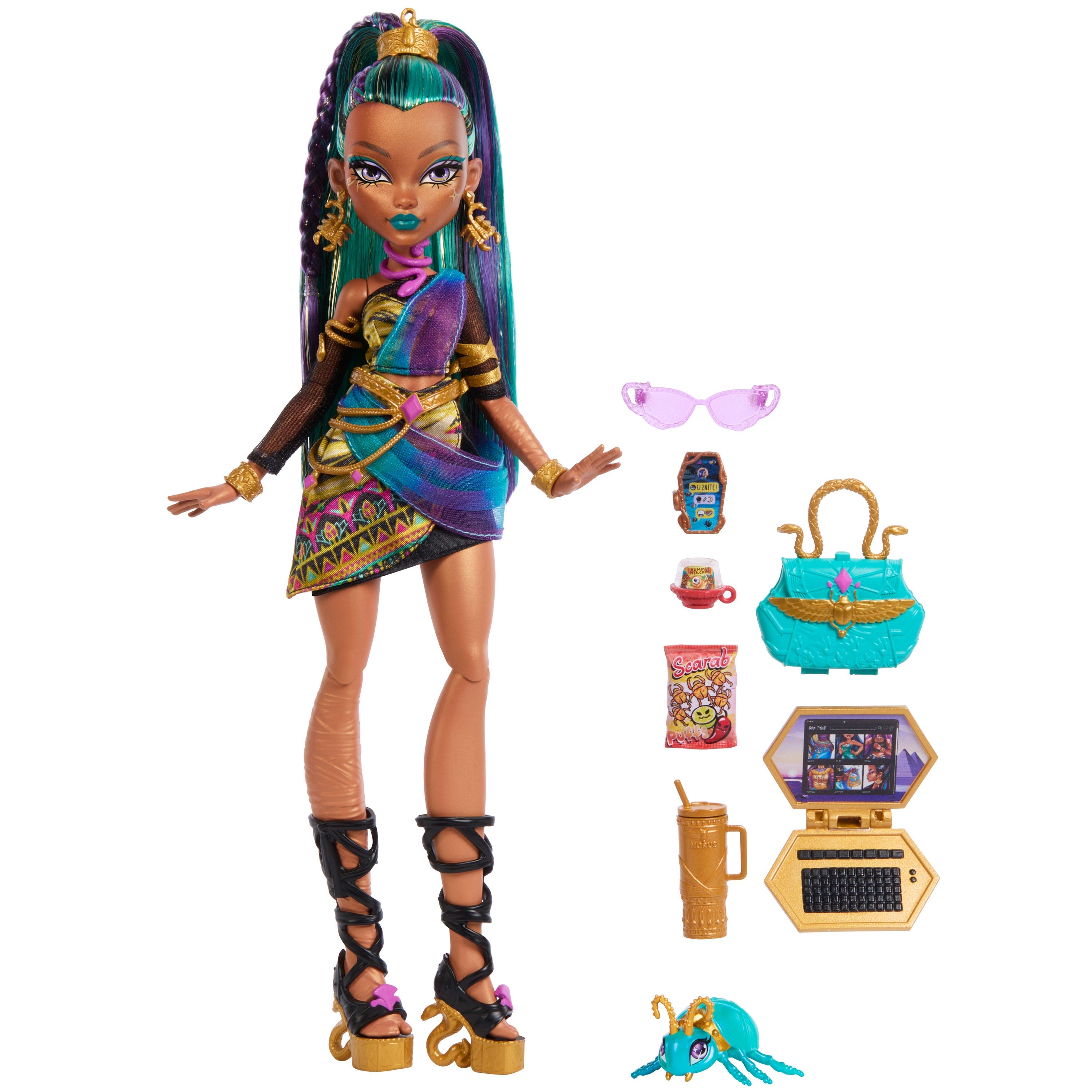 Monster High Nefera de Nile moda bebeği