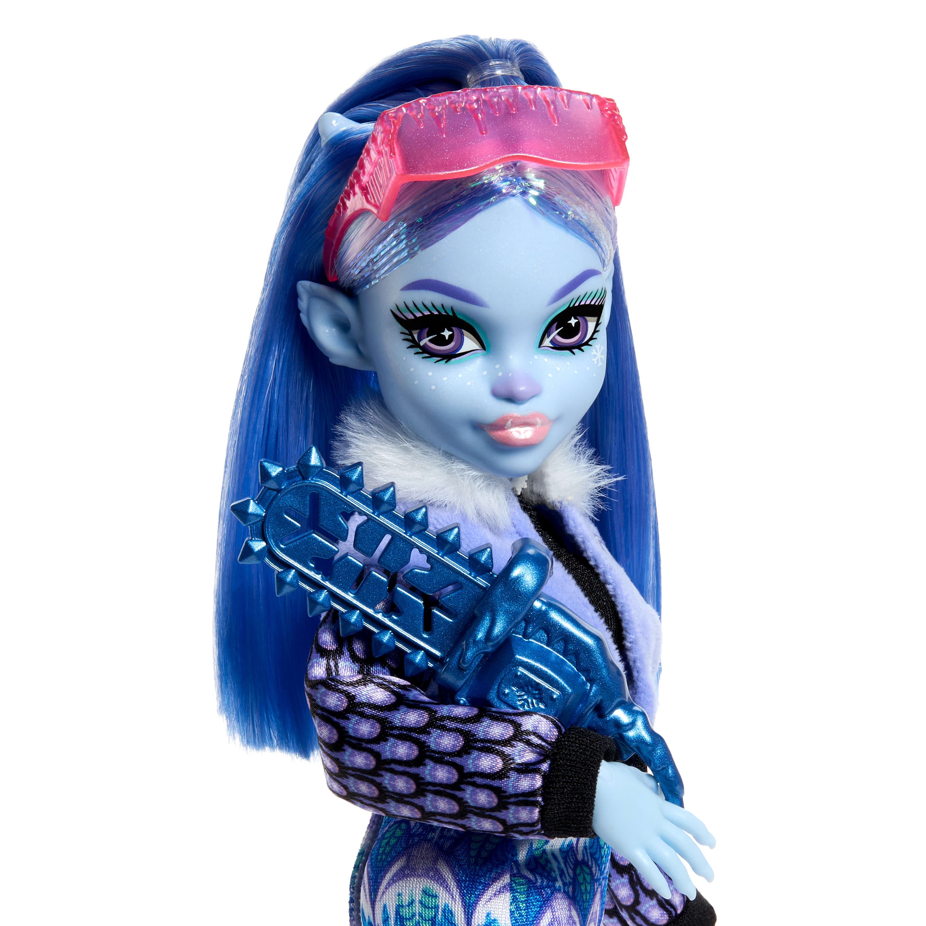 Ceket, yıllık ve resim kulübü aksesuarlarıyla Monster High Gizemli Yıllık Abbey Bominable bebek