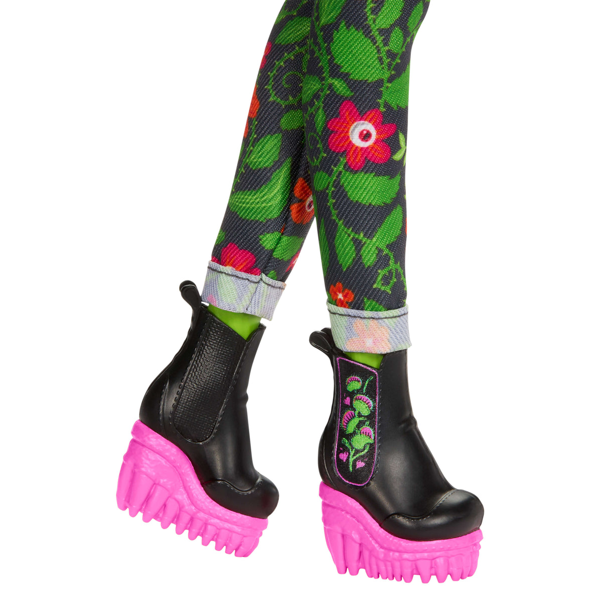 Yıllık ve çevre kulübü aksesuarları ile Monster High Gizemli Yıllık Venus McFlytrap bebek