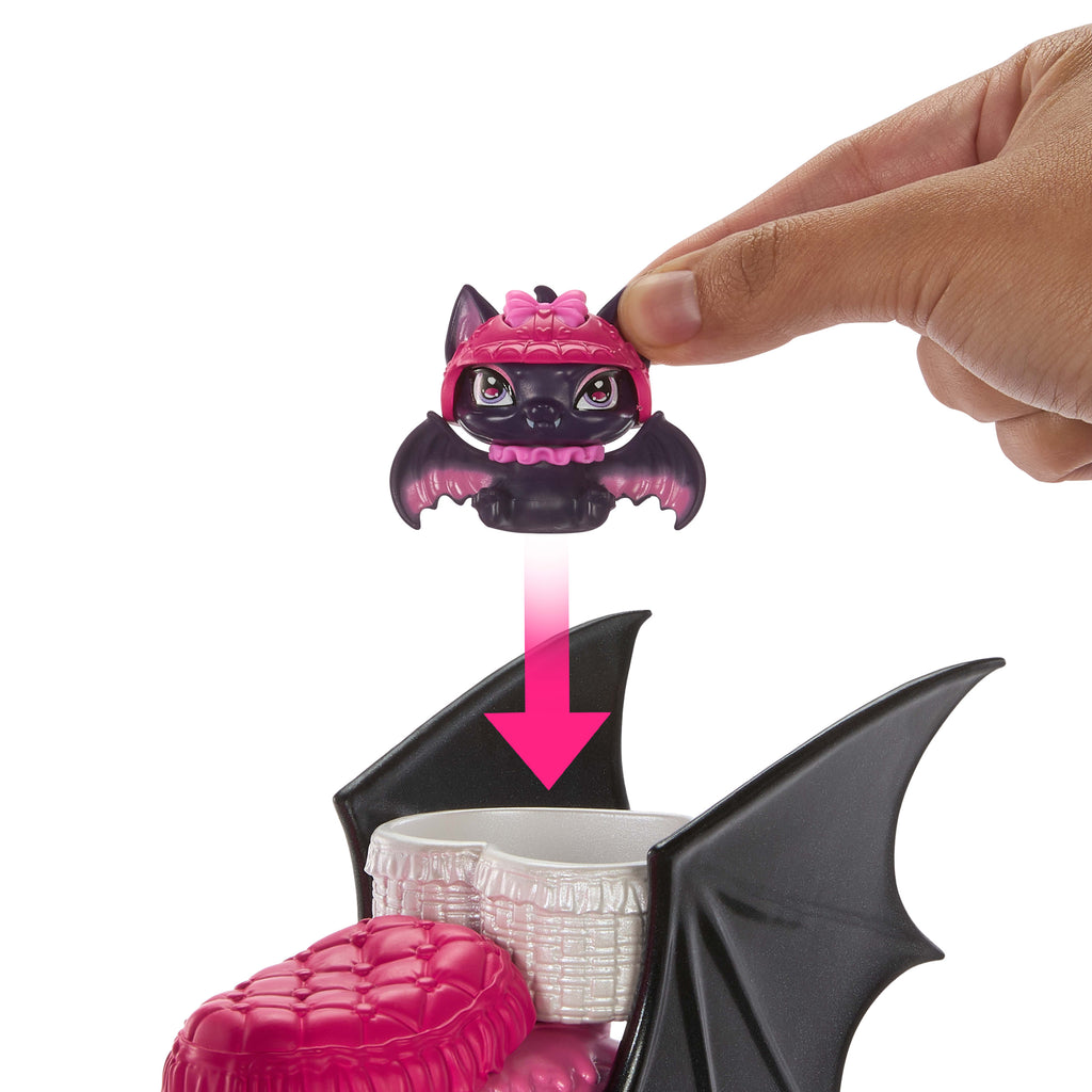 Monster High Motosiklet, Draculaura bebek ve Count Fabulous seti