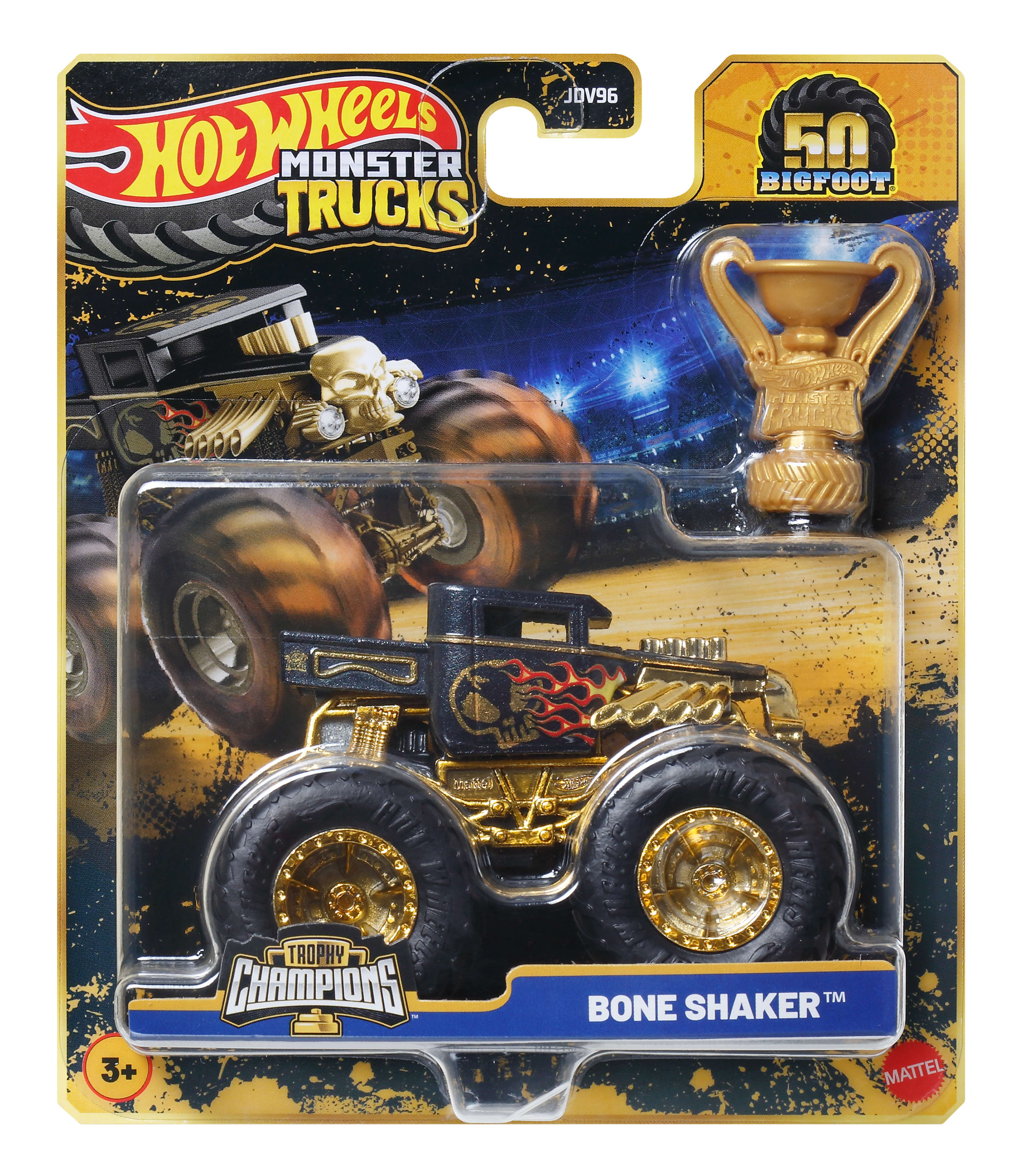 Hot Wheels Monster Trucks Trophy Champions Bigfoot 1:64 (Sürpriz Asorti)