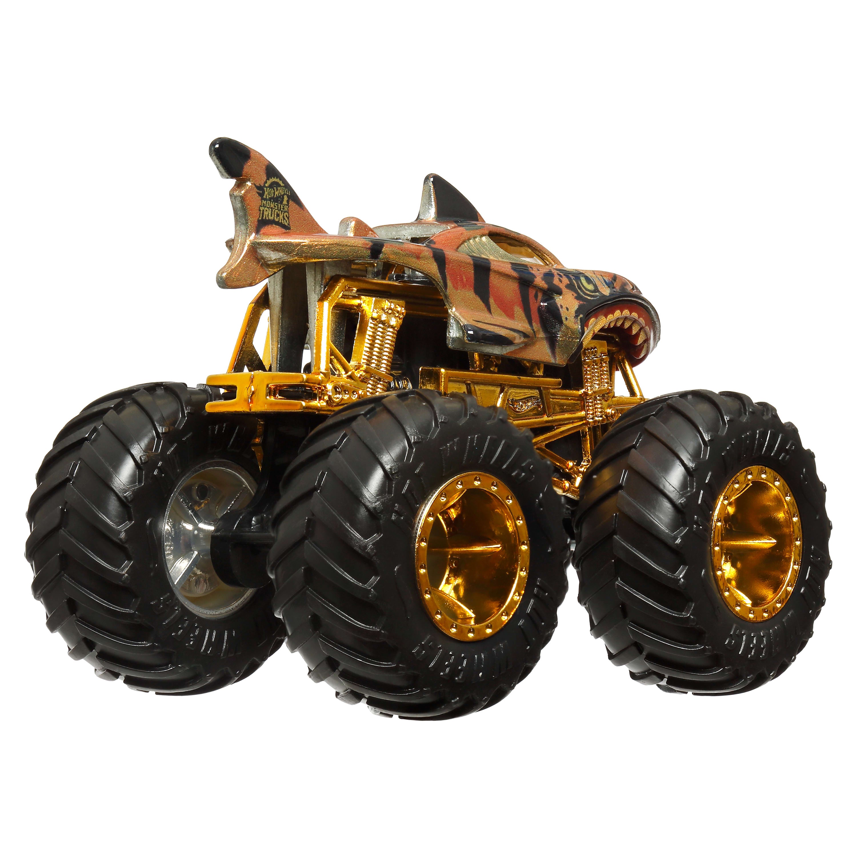 Hot Wheels® Monster Trucks Bigfoot Trophy Şampiyonları Tekli Arabalar 1:64 ölçekli üst düzey metal araç ve kupa (Stiller çeşitlilik gösterebilir)