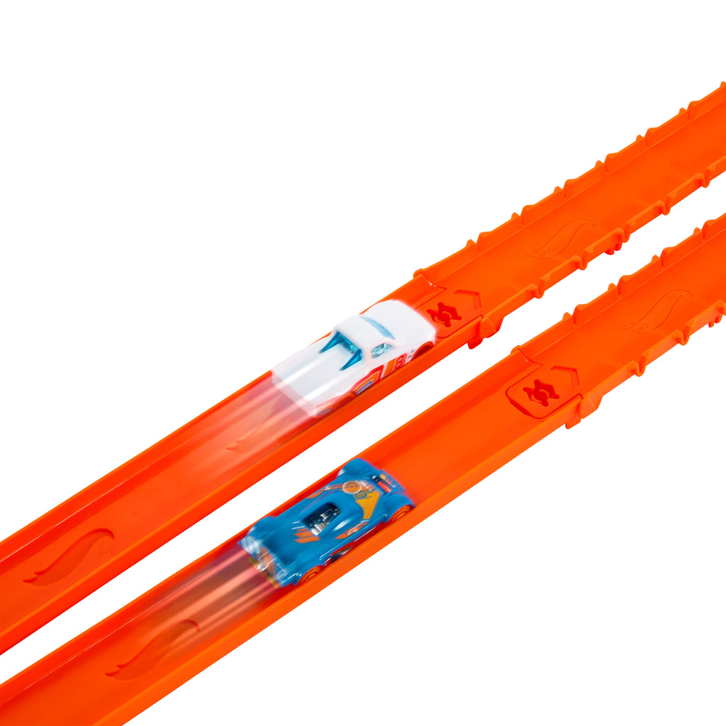 Hot Wheels Track Creator Çoklu Pist Paketi - 2 Metal Araba + 8 Metre Speed Snap Pist Seti (JDW42)
