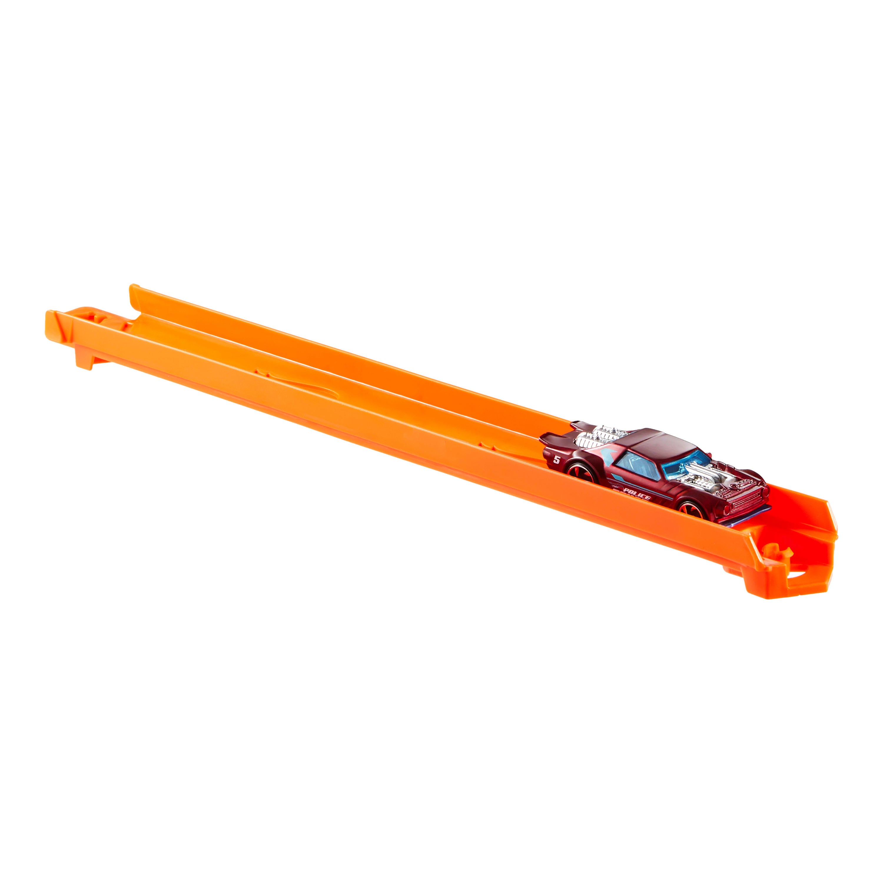 Hot Wheels Track Creator Araba ve Pist Paketi, 1:64 ölçekli oyuncak araç ve 3 metrelik kolayca birleştirilebilen pist