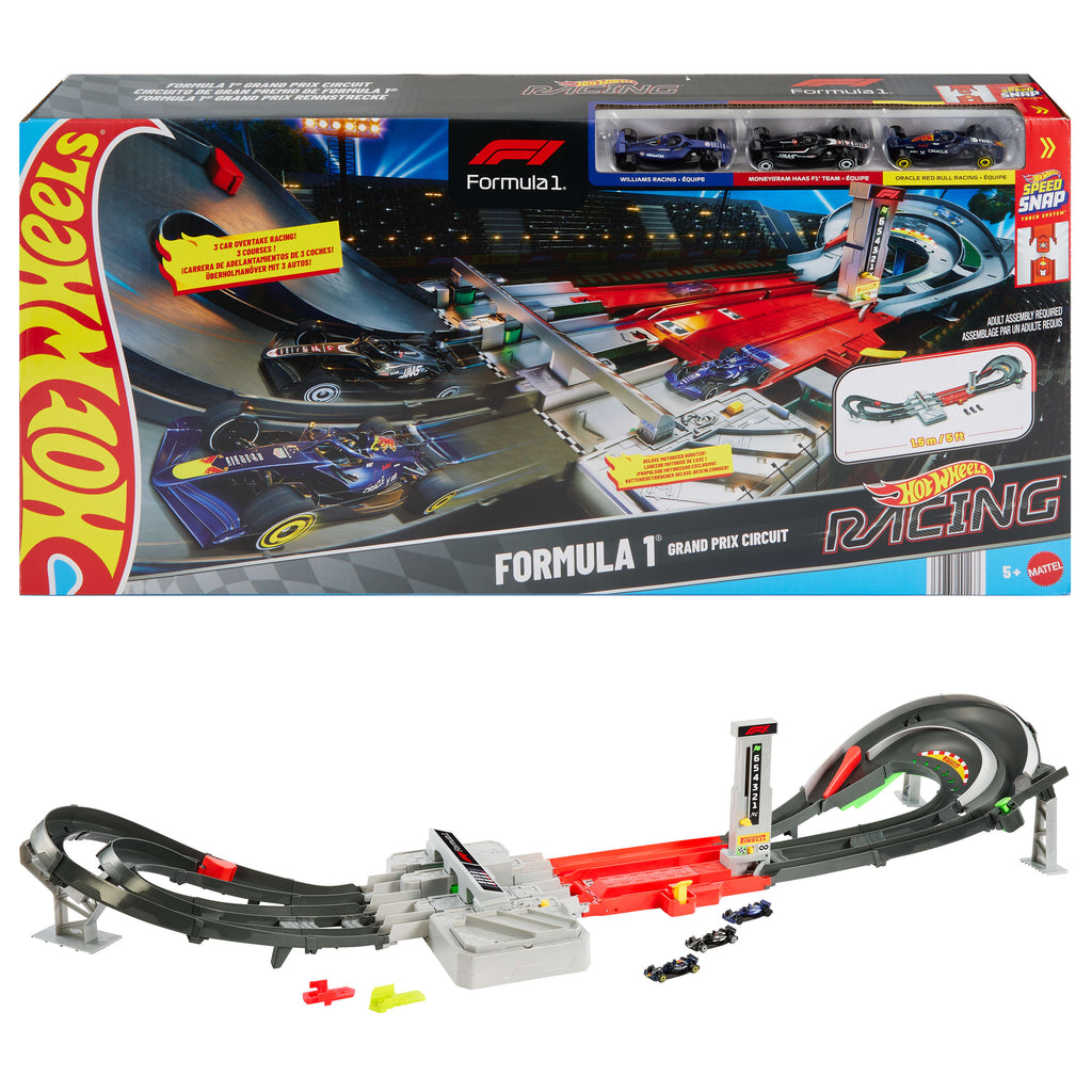 Hot Wheels Racing Formula 1 Grand Prix Pisti Seti (3 Araçlı)