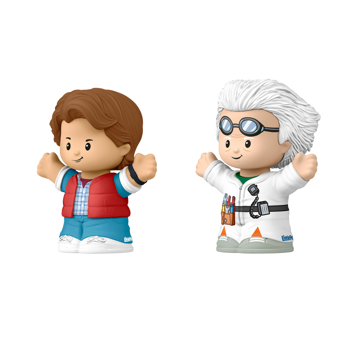 Film hayranları için Little People Collector Geleceğe Dönüş özel seri seti ve 2 figür