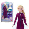 Disney Karlar Ülkesi Elsa bebek ve yavru kutup ayısı figürü, bakıma yönelik 4 aksesuar