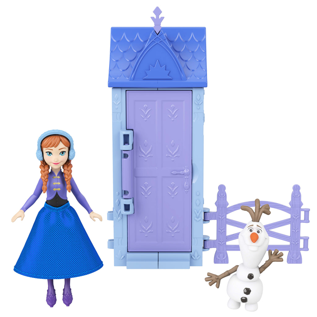 Disney Karlar Ülkesi mini oyun seti, küçük Anna veya Elsa bebek dahil 5 sürpriz (Karakterler çeşitlilik gösterebilir)