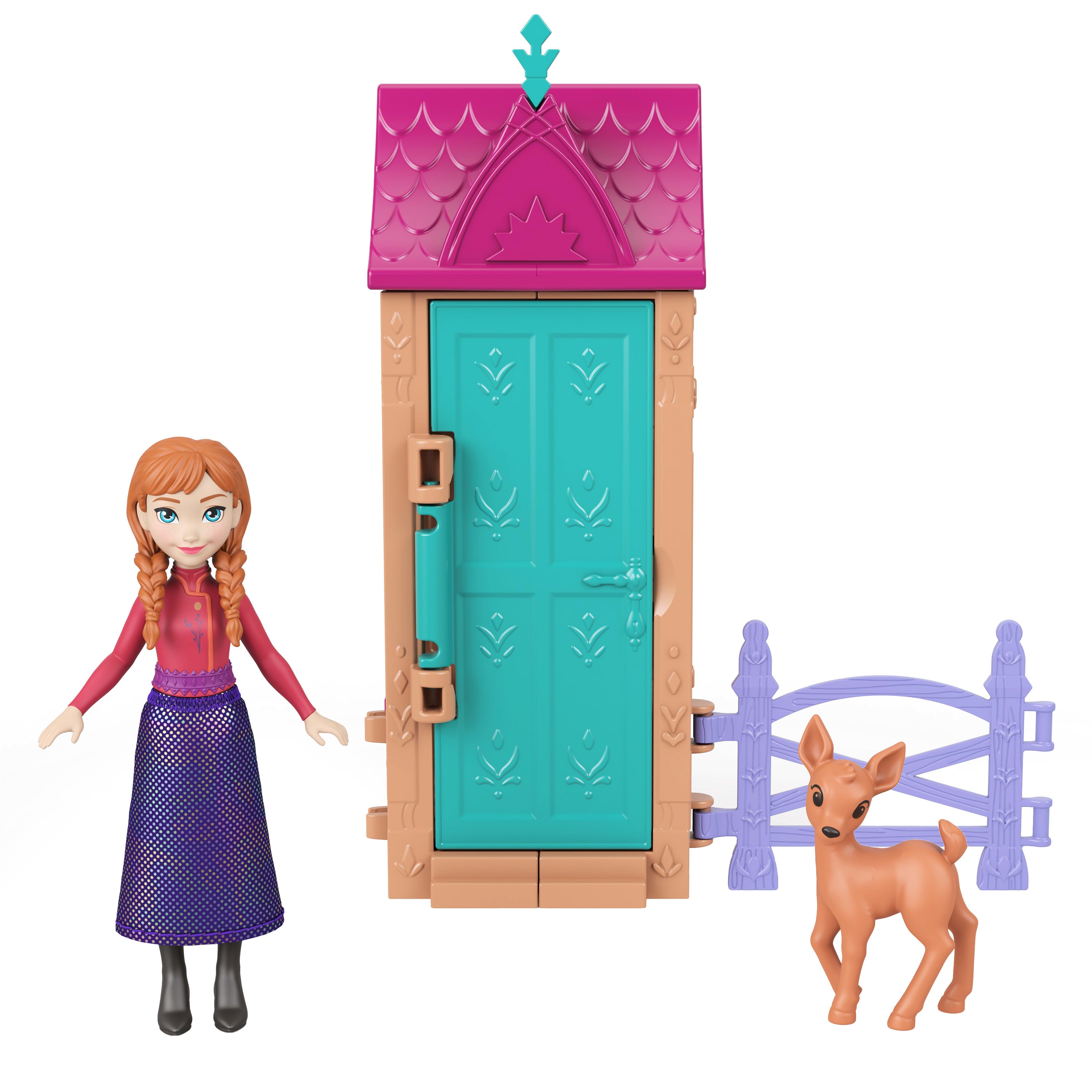 Disney Karlar Ülkesi mini oyun seti, küçük Anna veya Elsa bebek dahil 5 sürpriz (Karakterler çeşitlilik gösterebilir)