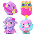 Polly Pocket mini oyun setleri, bebek, evcil hayvan ve aksesuarlar, sürprizlerle dolu mini seyahat oyuncakları