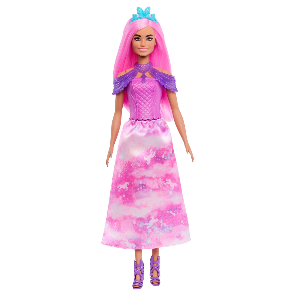 Barbie yılbaşı özel seti, bebek ve tek boynuzlu at gibi hayvan dostlar dahil 24 sürpriz oyuncak aksesuar