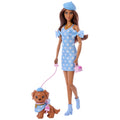 Barbie Twinning Looks Esmer Bebek ve Köpeği (Mavi)