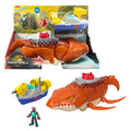 Fisher-Price Imaginext Jurassic World Rebirth Dev Ağızlı Mosasaurus dinozor oyuncağı ve oyun seti