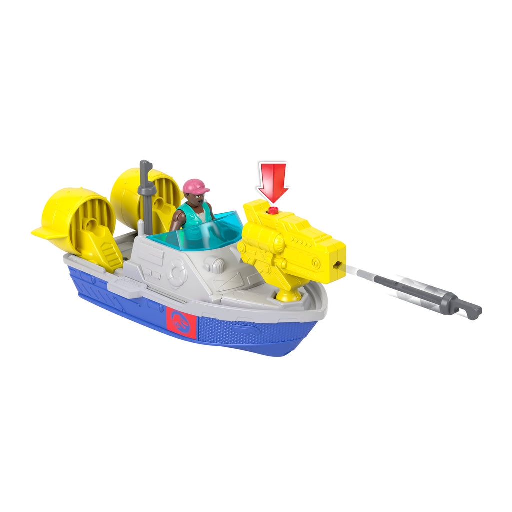Fisher-Price Imaginext Jurassic World Rebirth Dev Ağızlı Mosasaurus dinozor oyuncağı ve oyun seti