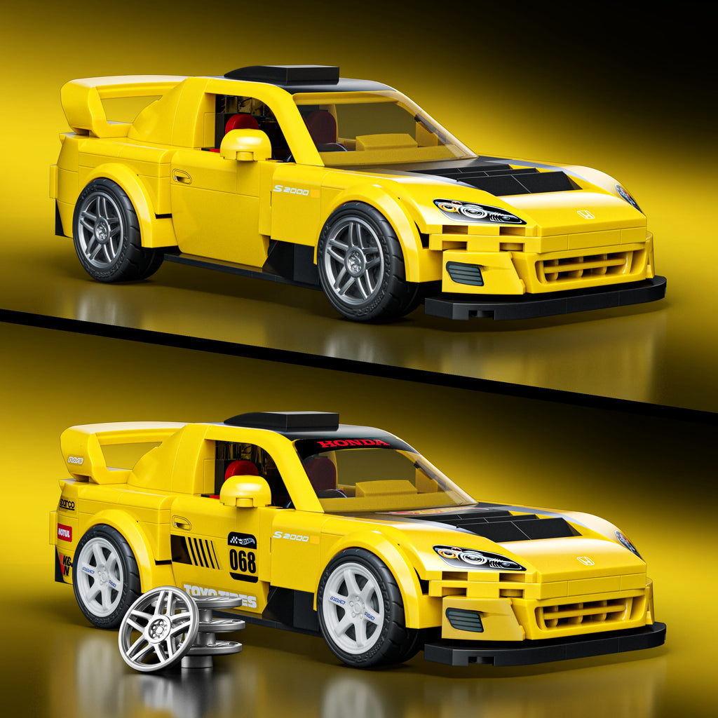 Mattel Brick Shop Hot Wheels 07 Honda S2000 Yapım Seti