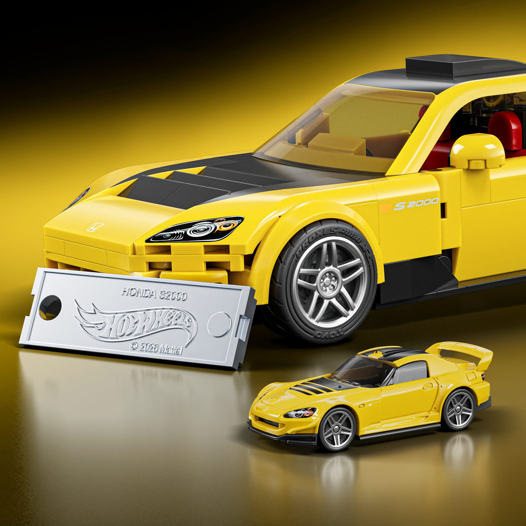 Mattel Brick Shop Hot Wheels 07 Honda S2000 Yapım Seti