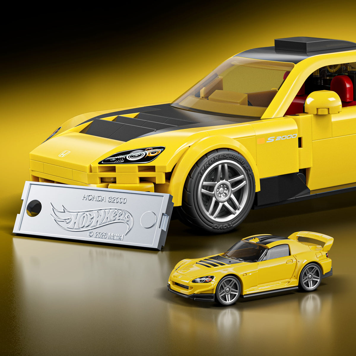 Mattel Brick Shop Hot Wheels 07 Honda S2000 Yapım Seti