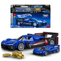 Mattel Brick Shop Hot Wheels Cadillac Project GTP Hypercar yapı oyuncağı seti (236 Parça), koleksiyoncular için