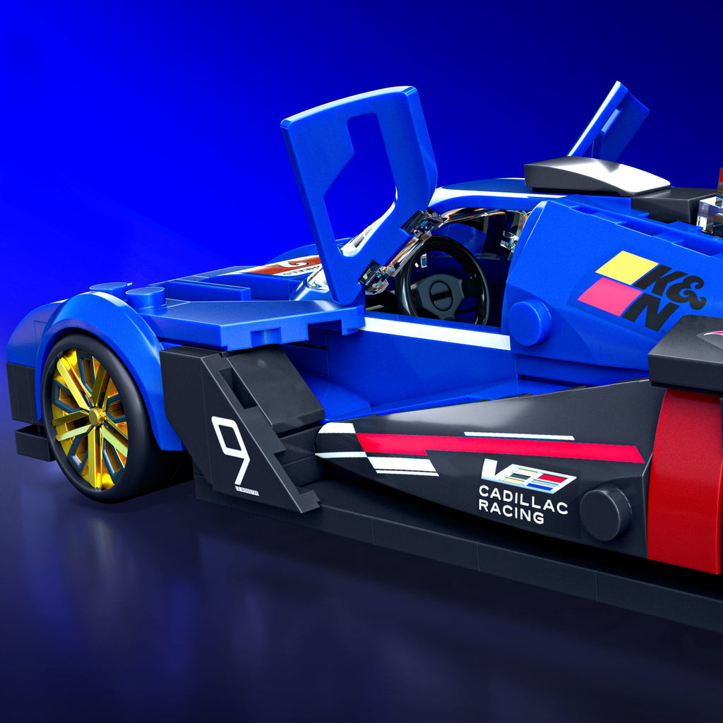 Mattel Brick Shop Hot Wheels Cadillac Project GTP Hypercar yapı oyuncağı seti (236 Parça), koleksiyoncular için