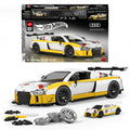 Mattel Brick Shop Hot Wheels '15 Audi R8 LMS Yapım Seti (820 Parça)