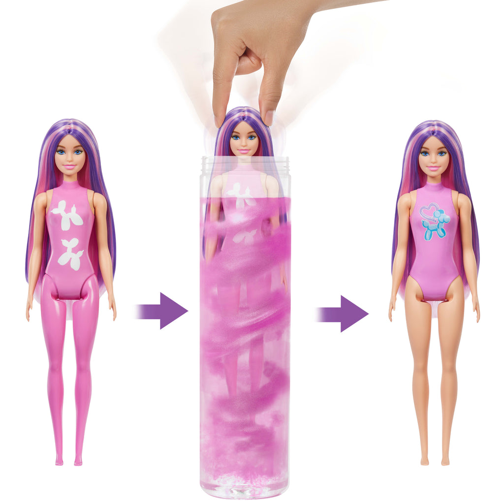 Barbie Color Reveal Balon Hayvanlar Serisi Bebek (6 Sürpriz) (Sürpriz Asorti)