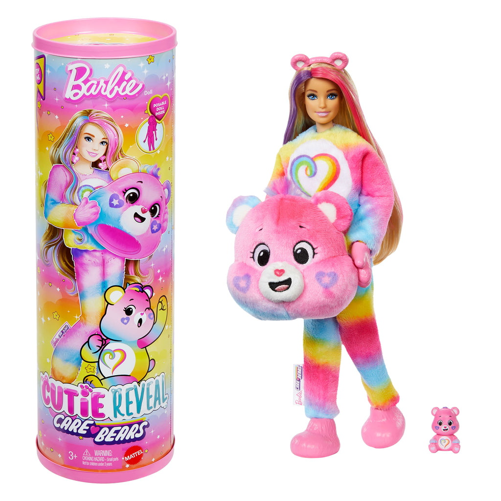 Barbie Cutie Reveal Sevimli Ayıcıklar bebek, aksesuarlar ve 10 sürpriz, 2. seri (Stiller çeşitlilik gösterebilir)