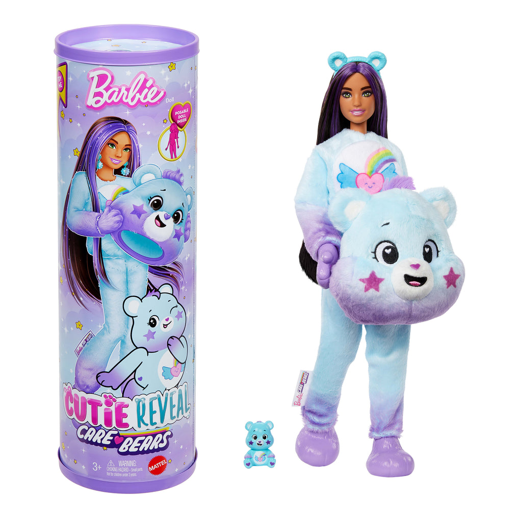 Barbie Cutie Reveal Sevimli Ayıcıklar bebek, aksesuarlar ve 10 sürpriz, 2. seri (Stiller çeşitlilik gösterebilir)