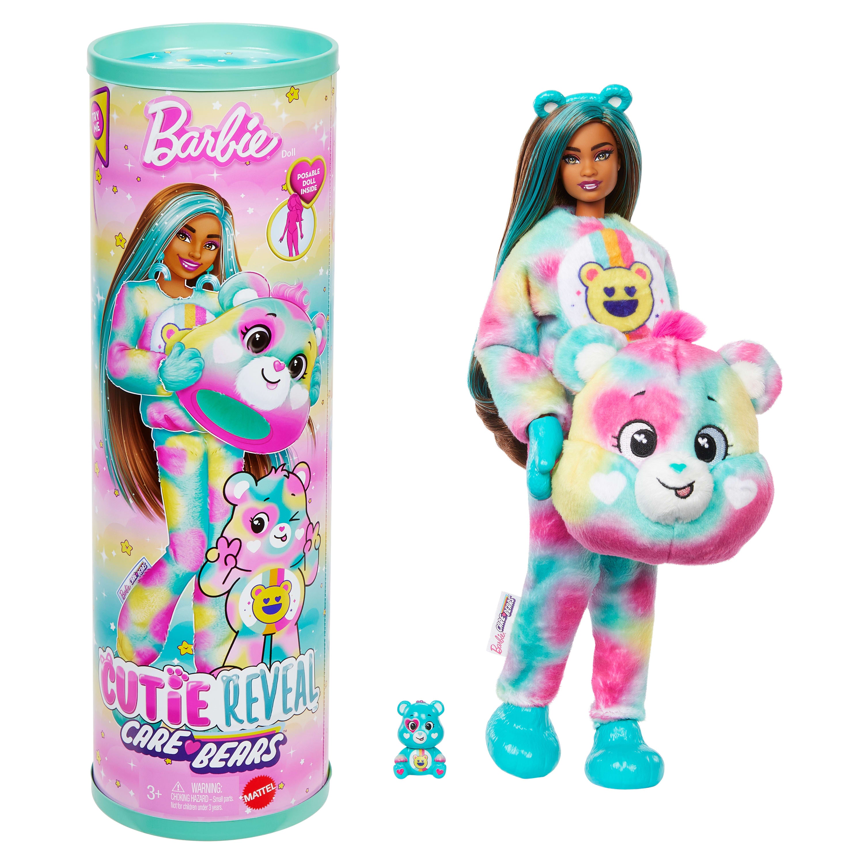 Barbie Cutie Reveal Sevimli Ayıcıklar bebek, aksesuarlar ve 10 sürpriz, 2. seri (Stiller çeşitlilik gösterebilir)