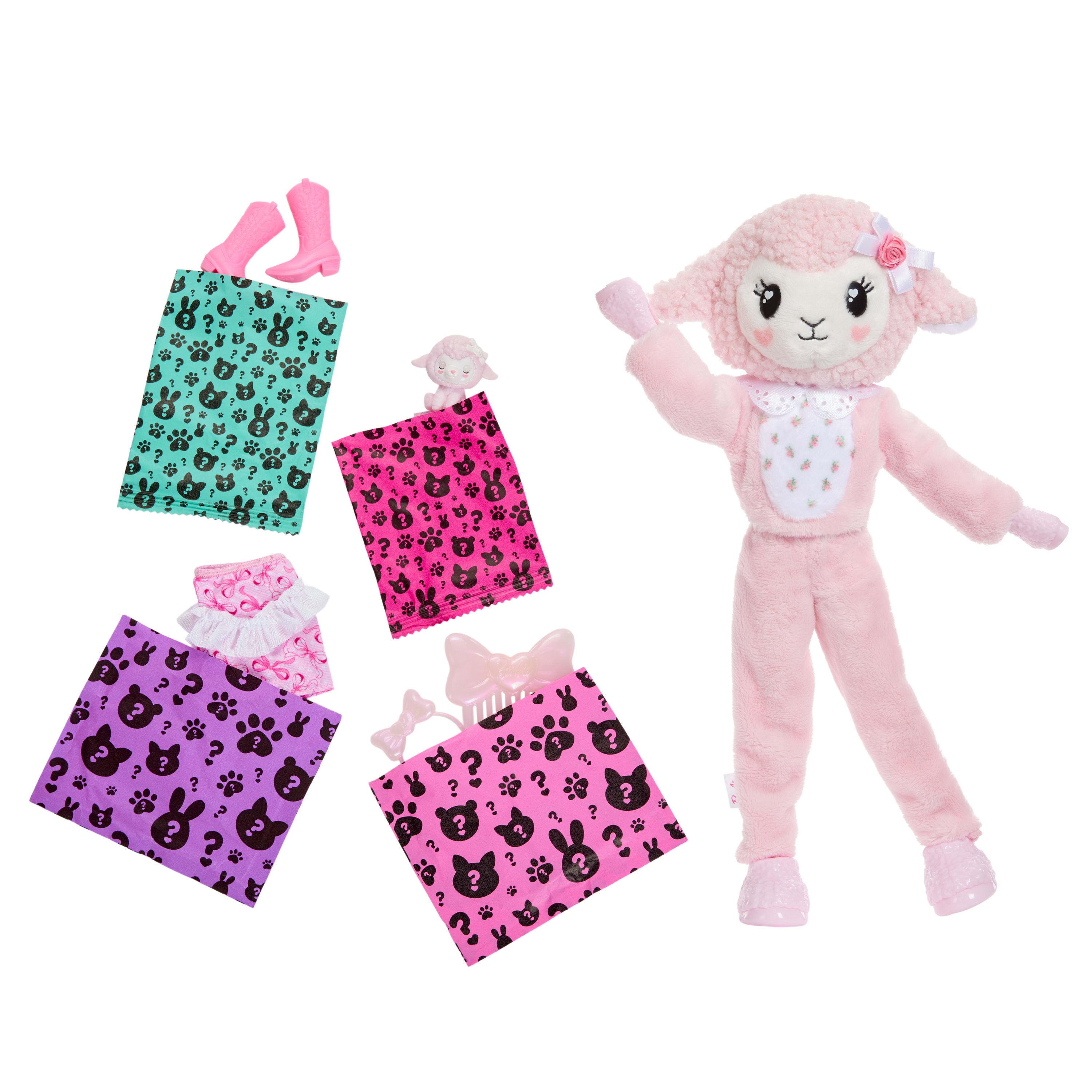 Barbie Cutie Reveal Sevimli Ayıcıklar bebek, aksesuarlar ve 10 sürpriz, 2. seri (Stiller çeşitlilik gösterebilir)