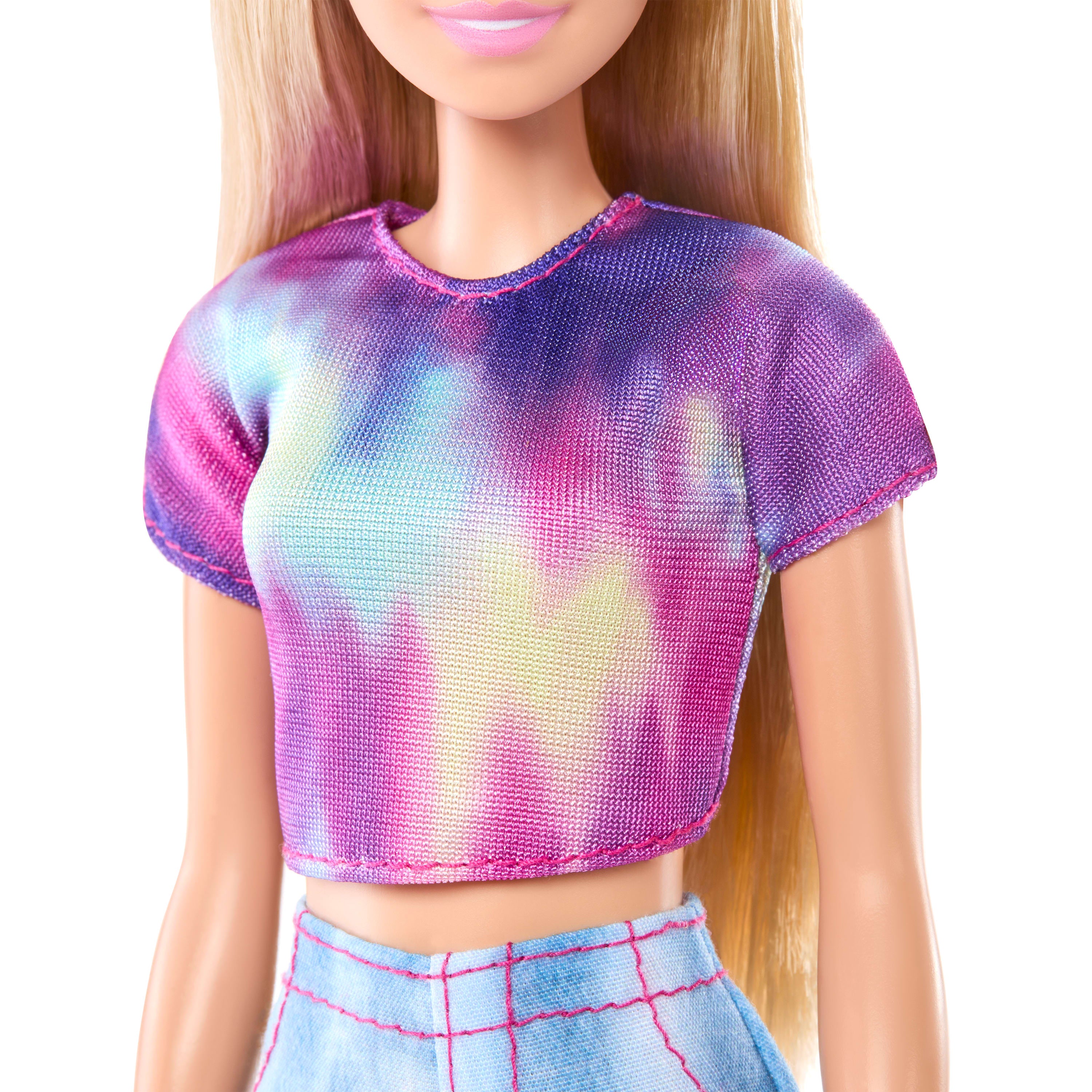 Klasik elbisesi ve aksesuarlarıyla Barbie Mysteries: Beach Detectives Barbie "Malibu" bebek