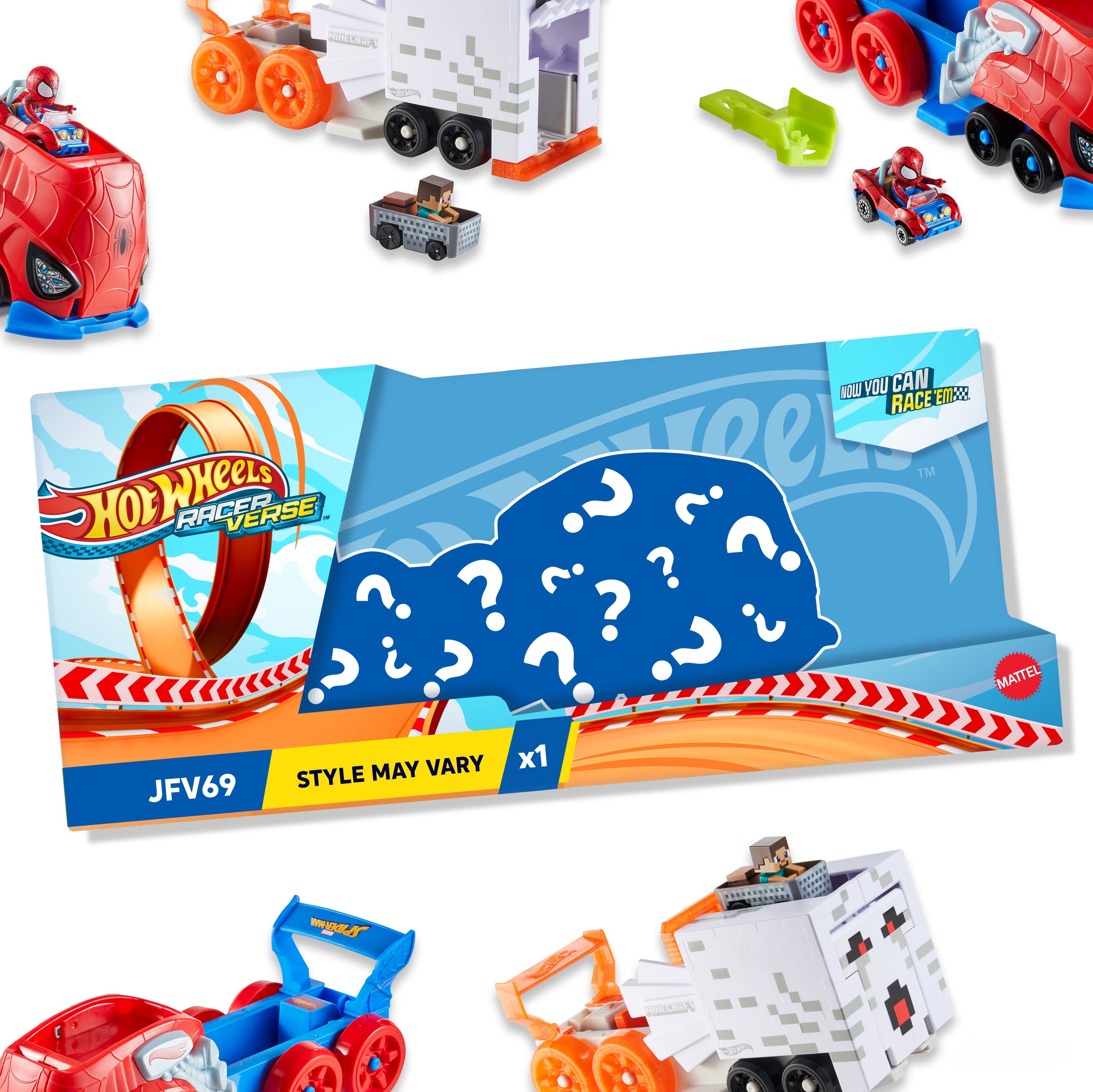 Hot Wheels® Racerverse Taşıyıcı, büyük araç ve metal oyuncak araba (Stiller çeşitlilik gösterebilir)