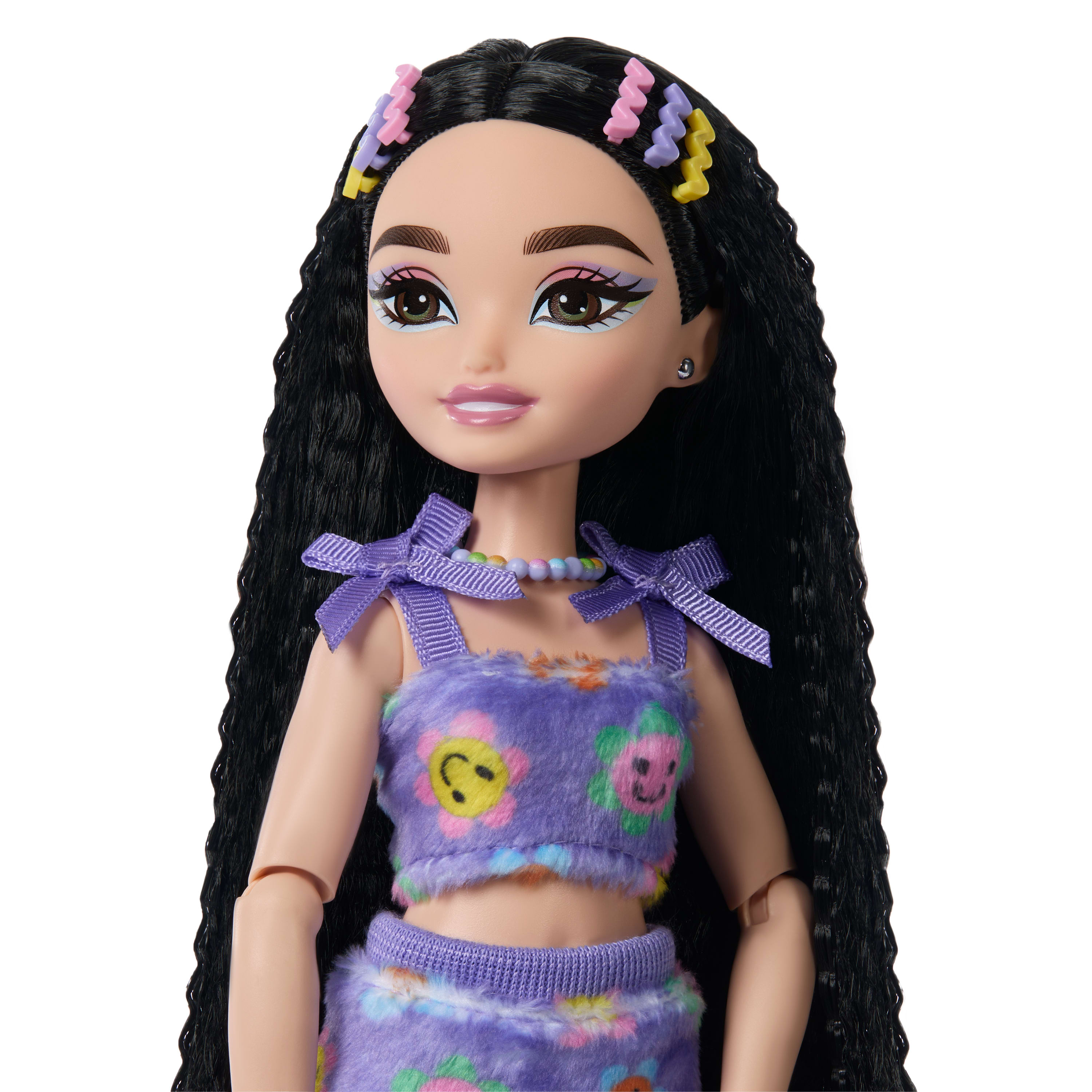 Rüya Arkadaşlar Patenci Barbie Renee bebek ile video ve yemek temalı 12 aksesuar