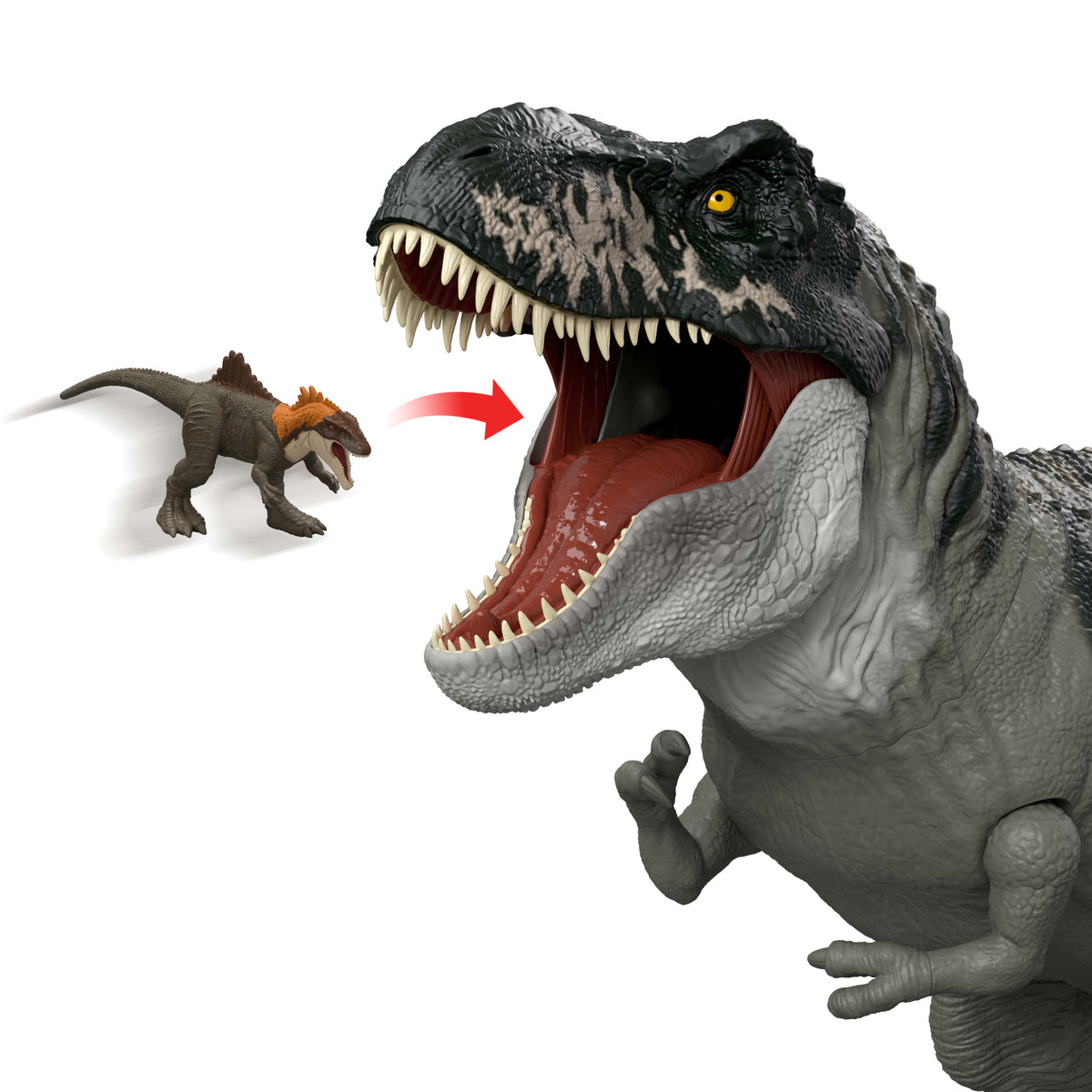Jurassic World Rebirth Devasa Tyrannosaurus Rex aksiyon figürü, film kalitesinde T-Rex dinozor oyuncağı