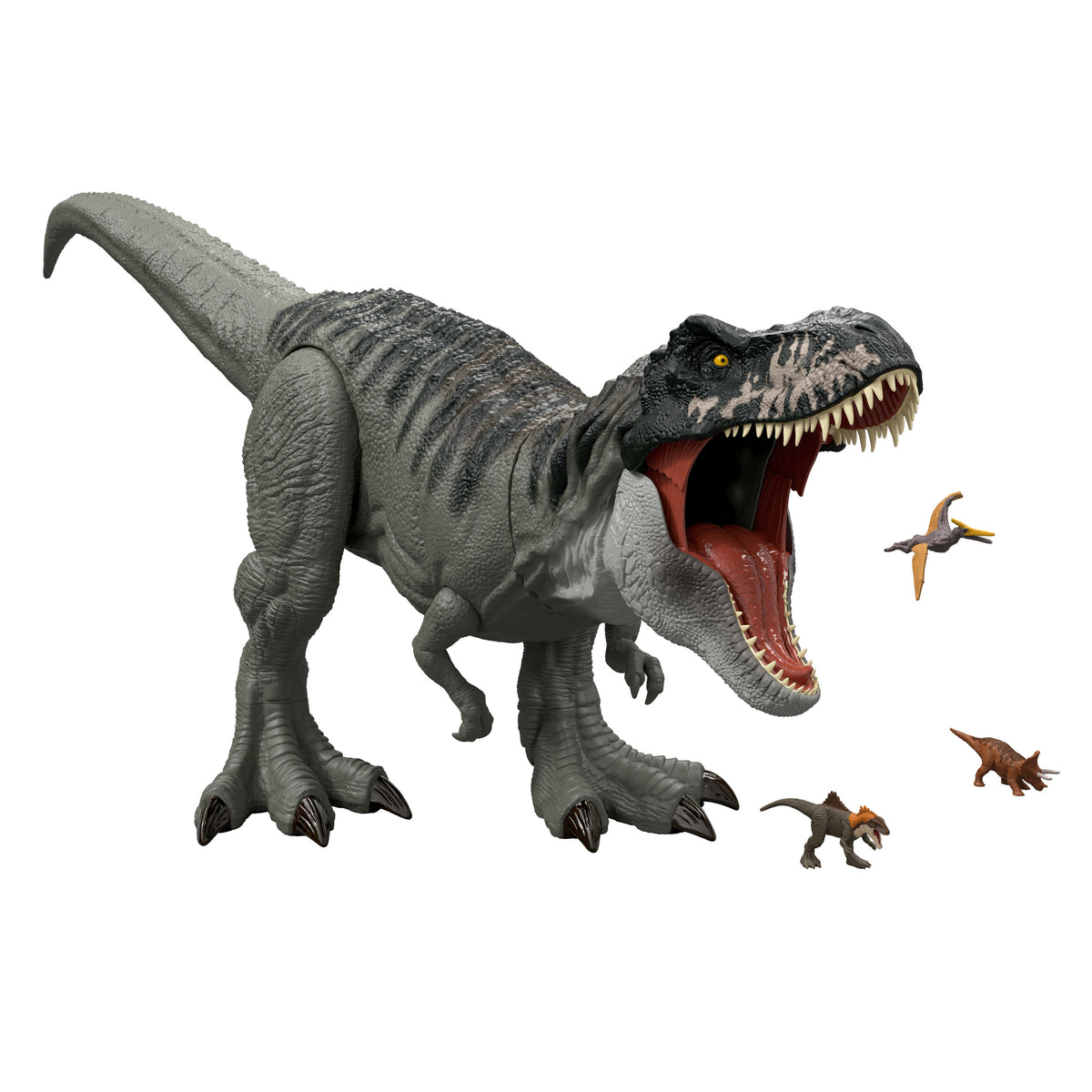 Jurassic World Rebirth Devasa Tyrannosaurus Rex aksiyon figürü, film kalitesinde T-Rex dinozor oyuncağı