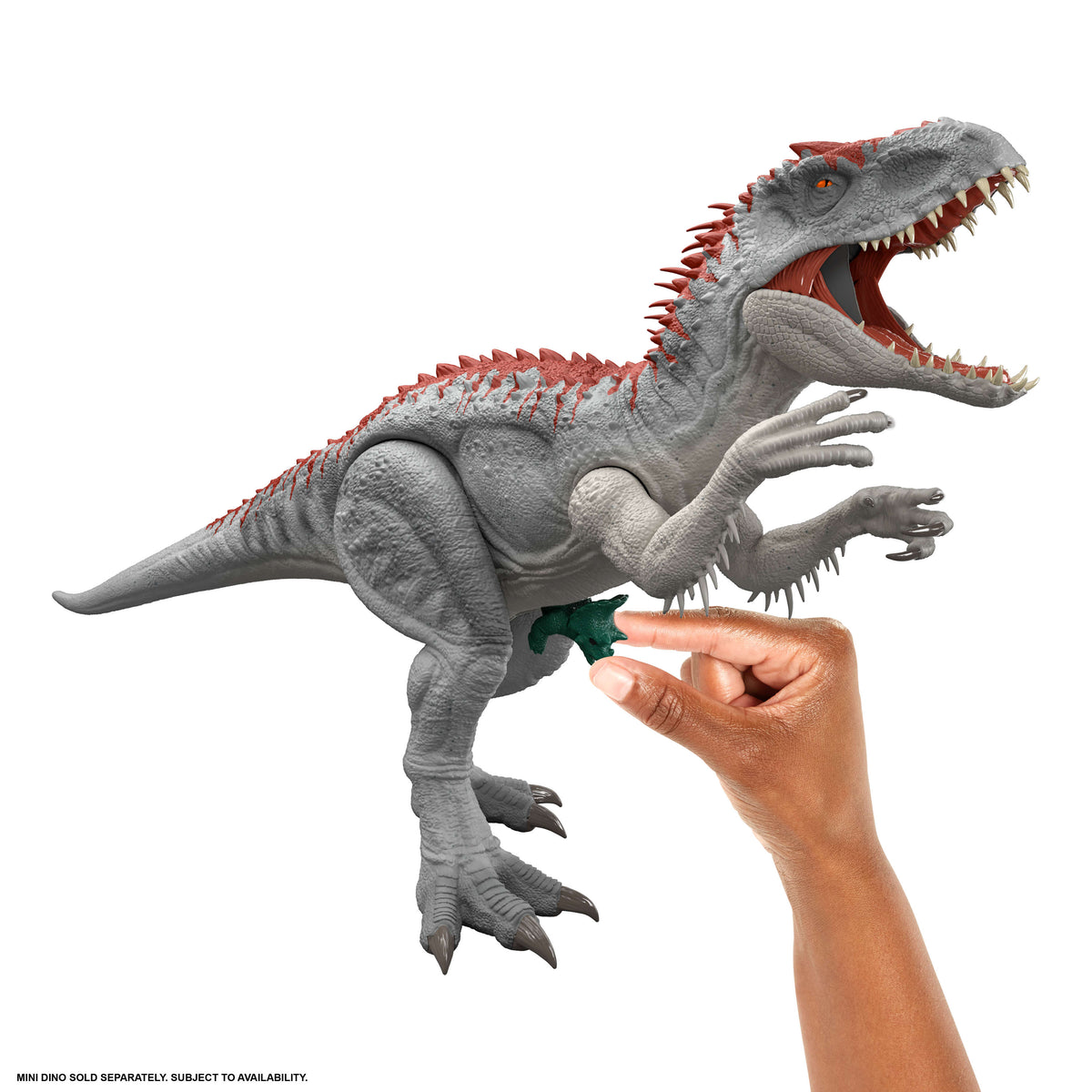 Jurassic World gerçekçi Indominus Rex, yenilenmiş dinozor aksiyon figürü oyuncağı