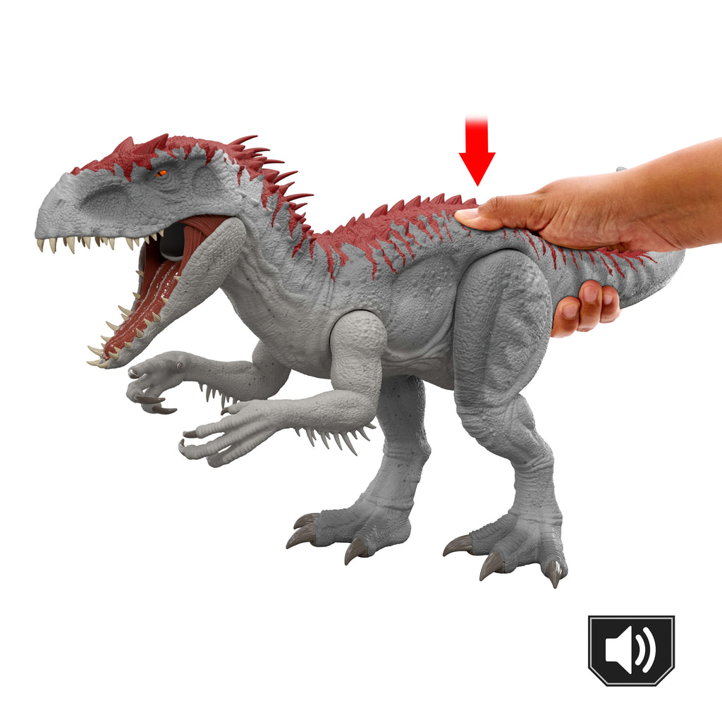 Jurassic World gerçekçi Indominus Rex, yenilenmiş dinozor aksiyon figürü oyuncağı