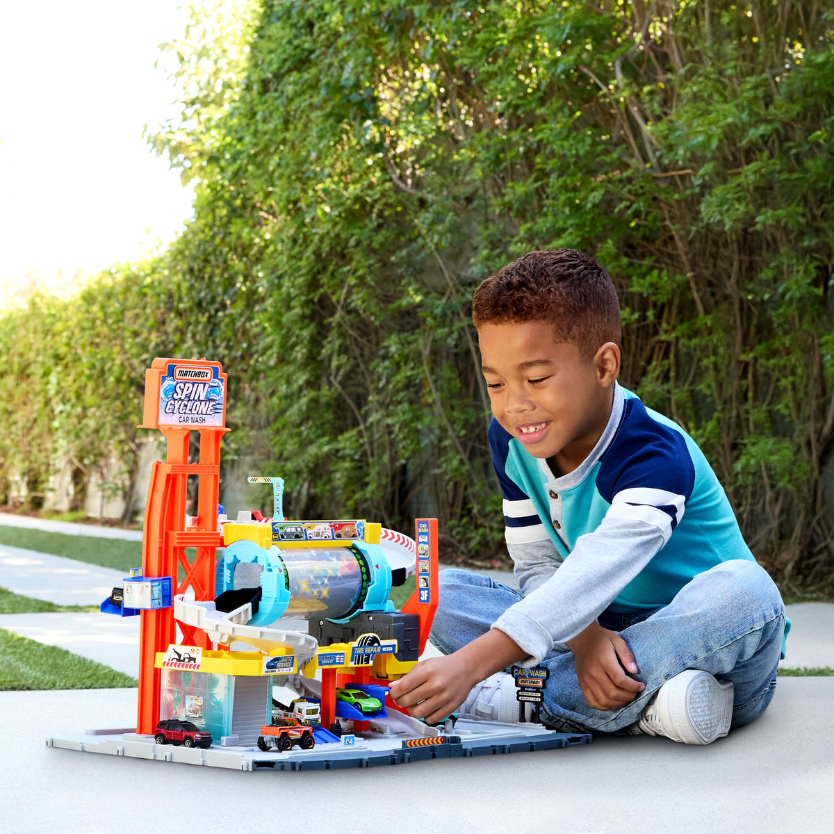 Matchbox Turbo Siklon Oto Yıkama Oyun Seti (2 Araçlı)