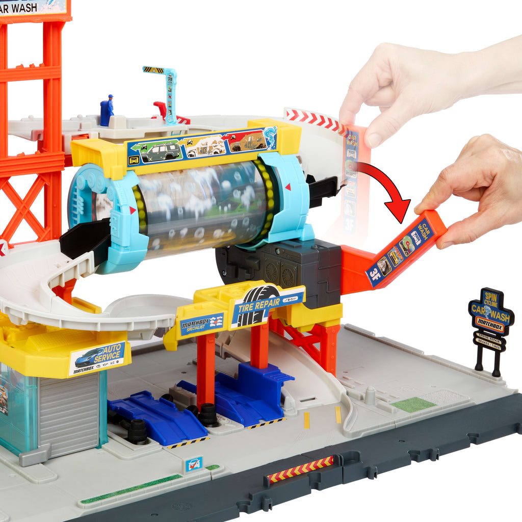 Matchbox Turbo Siklon Oto Yıkama Oyun Seti (2 Araçlı)
