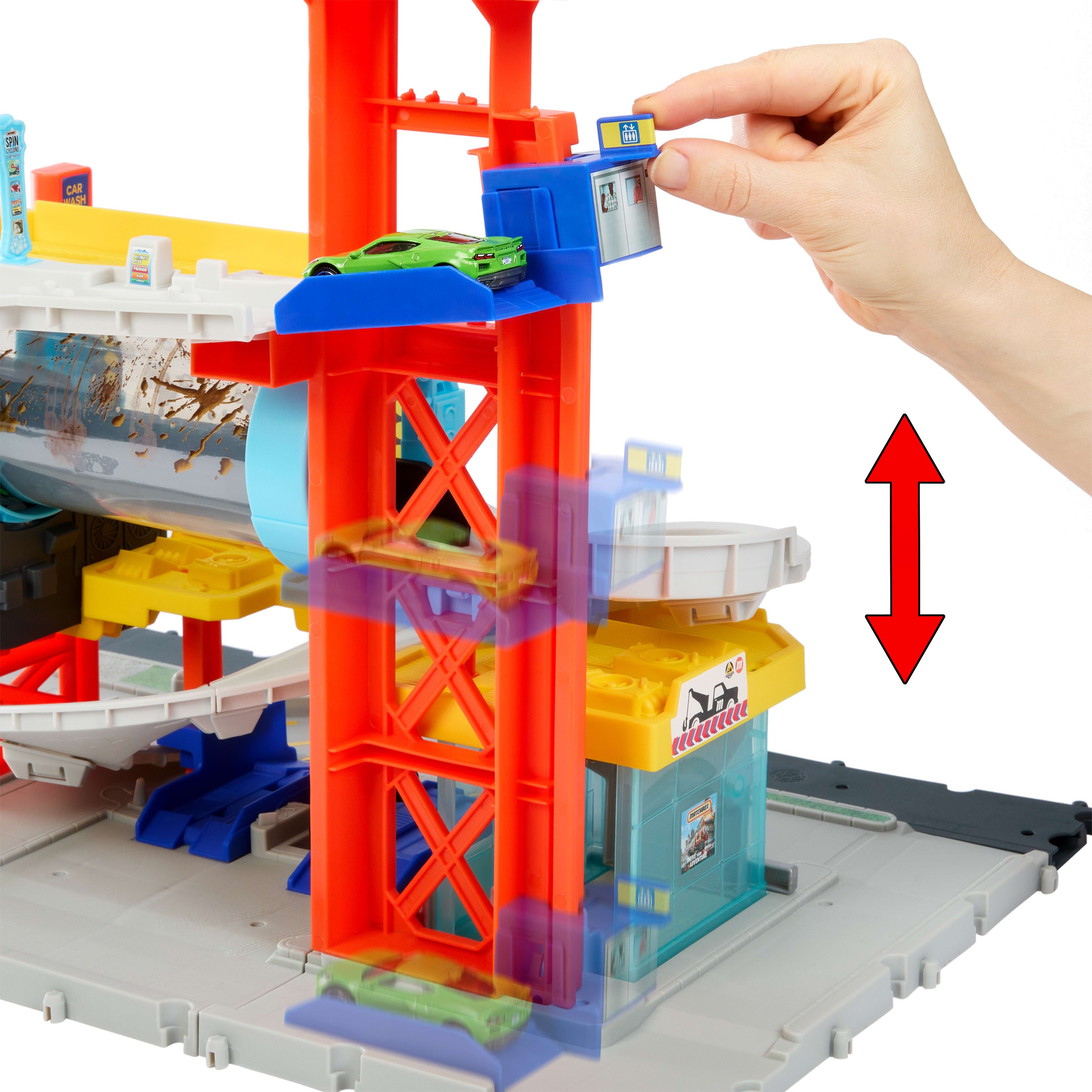 Matchbox Turbo Siklon Oto Yıkama Oyun Seti (2 Araçlı)