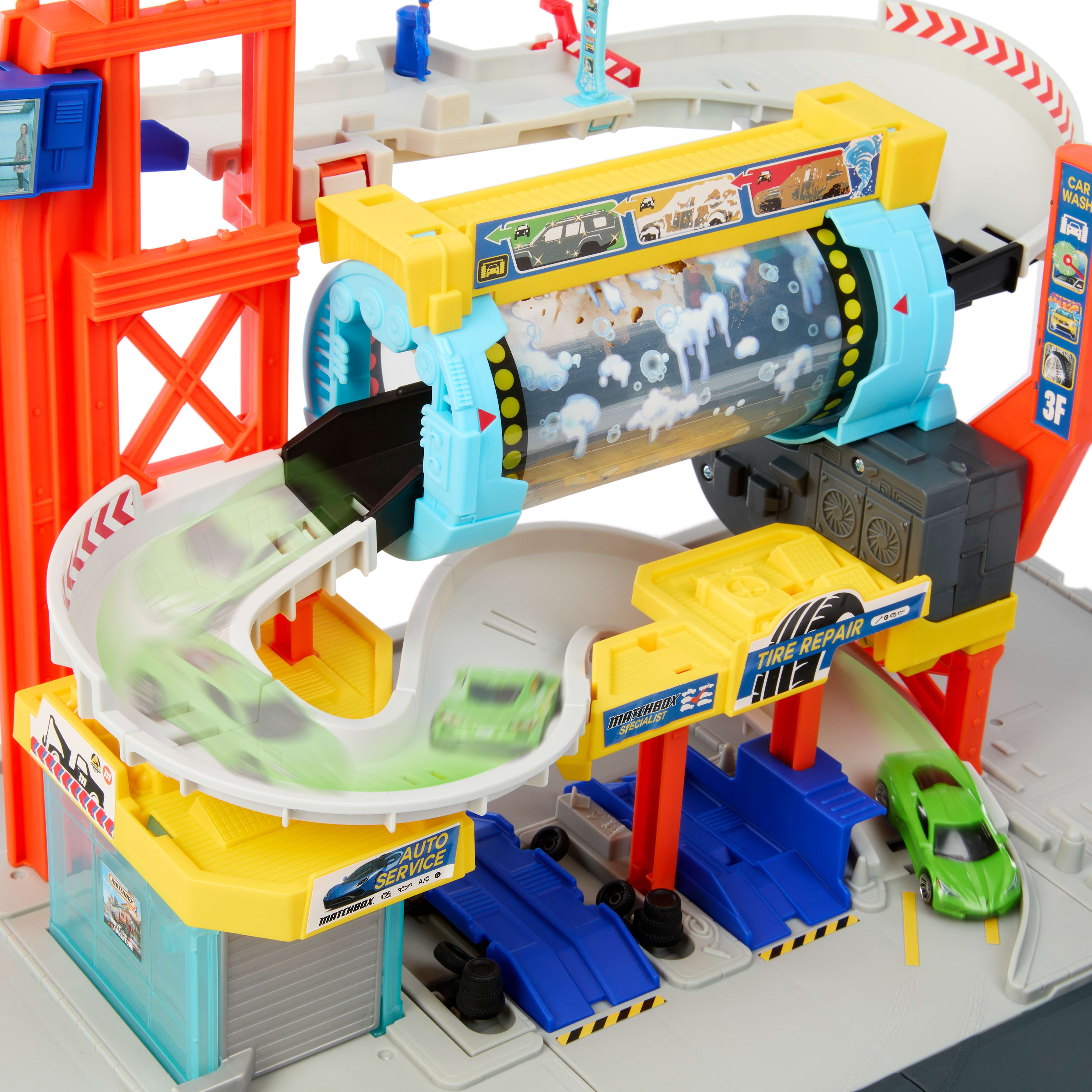 Matchbox Turbo Siklon Oto Yıkama Oyun Seti (2 Araçlı)